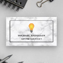 Search for light bulb business cards Lighting