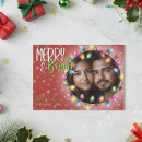 Search for lights christmas cards Merry and bright