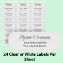 Search for return address labels Transparent
