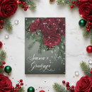 Search for posh christmas cards Red and green