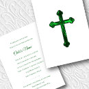 Search for irish cross invitations Green