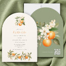 Search for orange blossom invitations Gender neutral