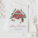 Search for vintage cottage christmas cards Watercolor