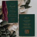 Search for burgundy and green wedding invitations Modern