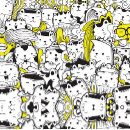 Search for doodle aprons Black