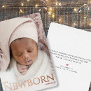 Search for miracle birth announcement cards Newborn