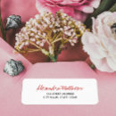 Search for red wedding return address labels Professional