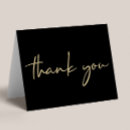 Search for black gold thank you cards Classic
