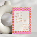 Search for hot pink orange invitations Unique
