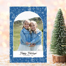 Search for blue and white christmas cards Family photos