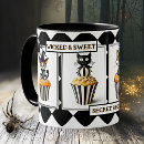Search for cat cupcake mugs Halloween