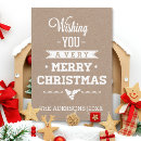 Search for kraft paper christmas cards Non photo