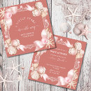 Search for pink pearl invitations Beach