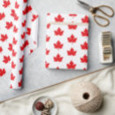 Search for maple leaf wrapping paper Canadian