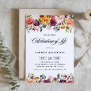 Search for floral celebration of life invitations Funeral