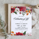 Search for life celebration invitations Remembrance