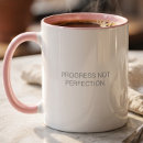 Search for growth mindset mugs Progress not perfection