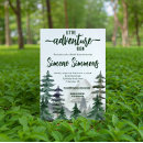 Search for adventure begins bridal shower invitations Mountains