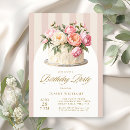 Search for floral stripes invitations For her