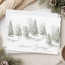 Search for winter season cards Snowy trees