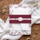 Search for ribbon wedding invitation belly bands Floral