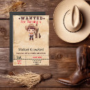Search for wanted invitations Wild west