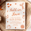 Search for thanksgiving bridal shower invitations Elegant script calligraphy trendy