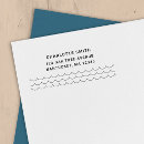 Search for beach address rubber stamps Minimalist