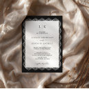 Search for black lace wedding invitations Vintage