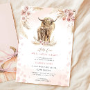 Search for cow baby shower invitations For kids