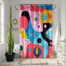 Search for retro shower curtains Geometric