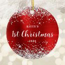 Search for silver christmas tree decorations Cat