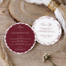 Search for burgundy menus Dinner