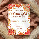 Search for pumpkin 1st birthday invitations Gender neutral
