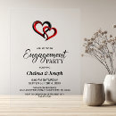 Search for heart engagement party invitations Hearts