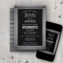 Search for silver 75th birthday invitations Adult birthday party