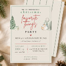 Search for favourite things christmas invitations Winter