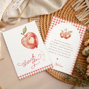 Search for apple cards invites Red gingham