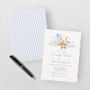 Search for classic baby boy shower invitations Stripes