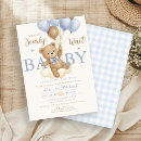 Search for brown baby boy shower invitations Typography
