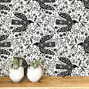Search for black and white bird art Floral