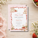 Search for pink gingham baby shower invitations Berry sweet baby