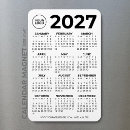 Search for business calendar magnets Full year