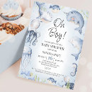 Search for sea creature baby shower invitations For kids