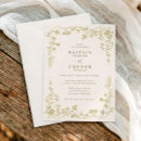 Search for ivory and gold wedding invitations Floral