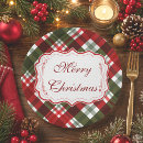 Search for plaid christmas plates Elegant