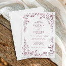 Search for dark red wedding invitations Floral