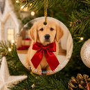 Search for golden retriever christmas tree decorations Xmas