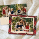 Search for 3 photo seasonal cards Plaid