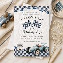 Search for vintage car invitations Chequered flag